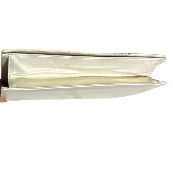 Vintage Andrea Pfister Snakeskin Embossed Leather Clutch - Picture 13 of 14